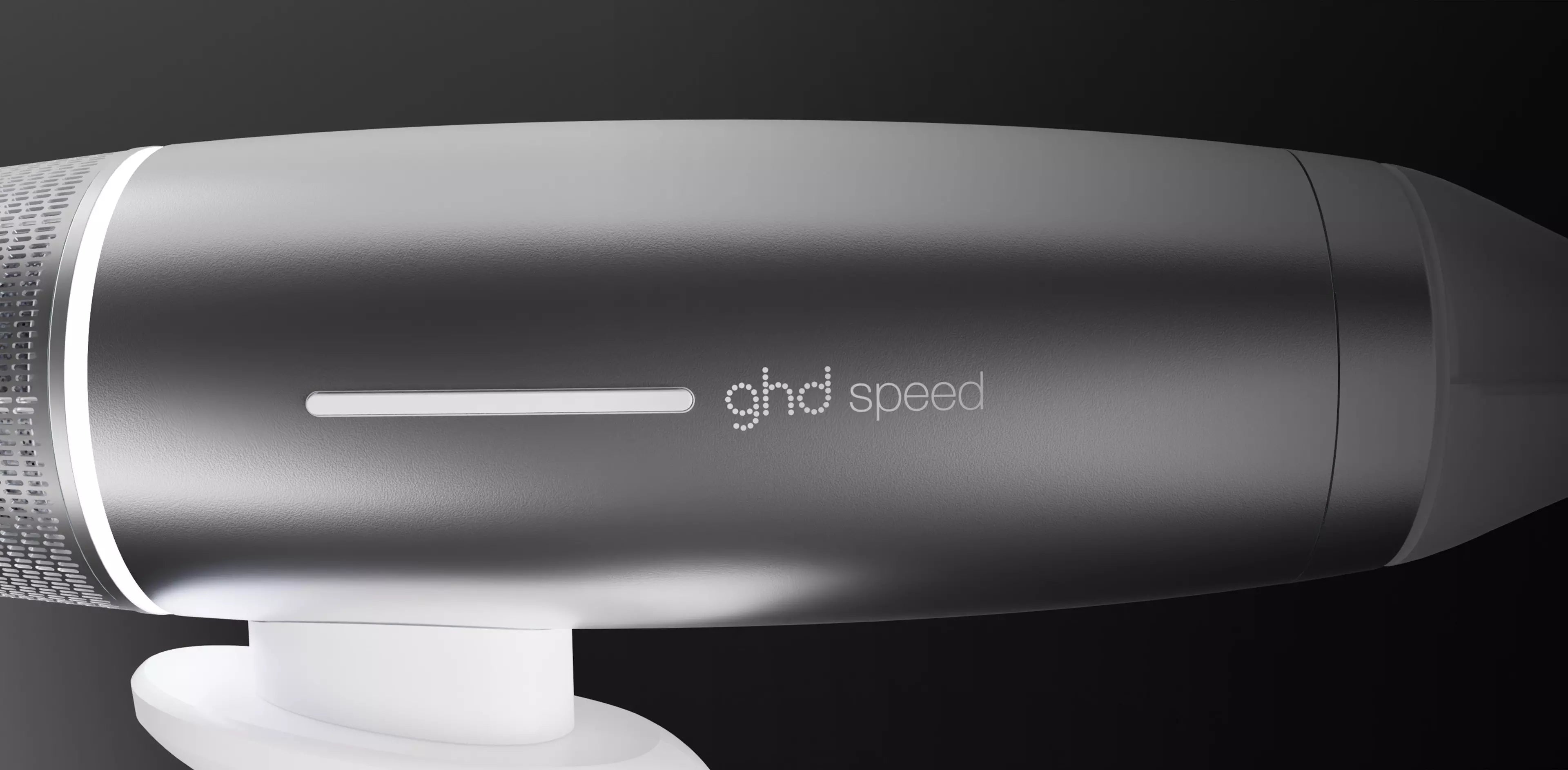 GHD SPEED ASCIUGACAPELLI A IONI BIANCO METALLIZZATO